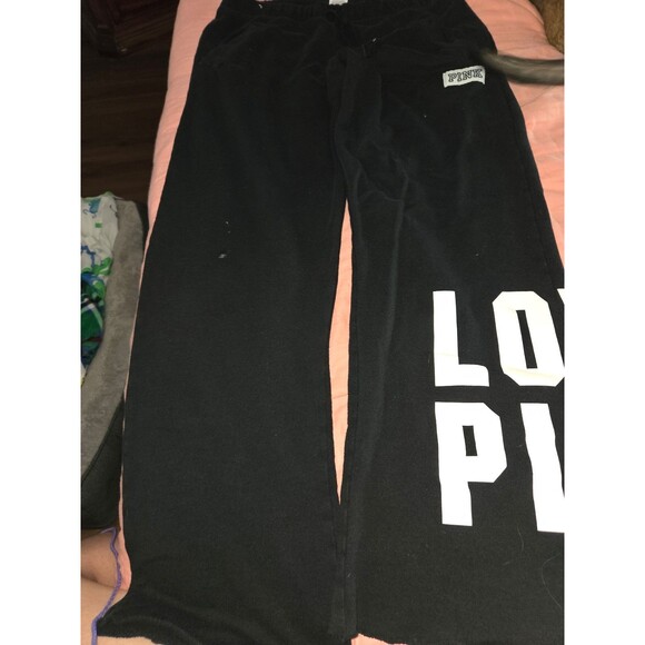 PINK Sweats with Drawstring/Pockets Medium - Picture 1 of 5